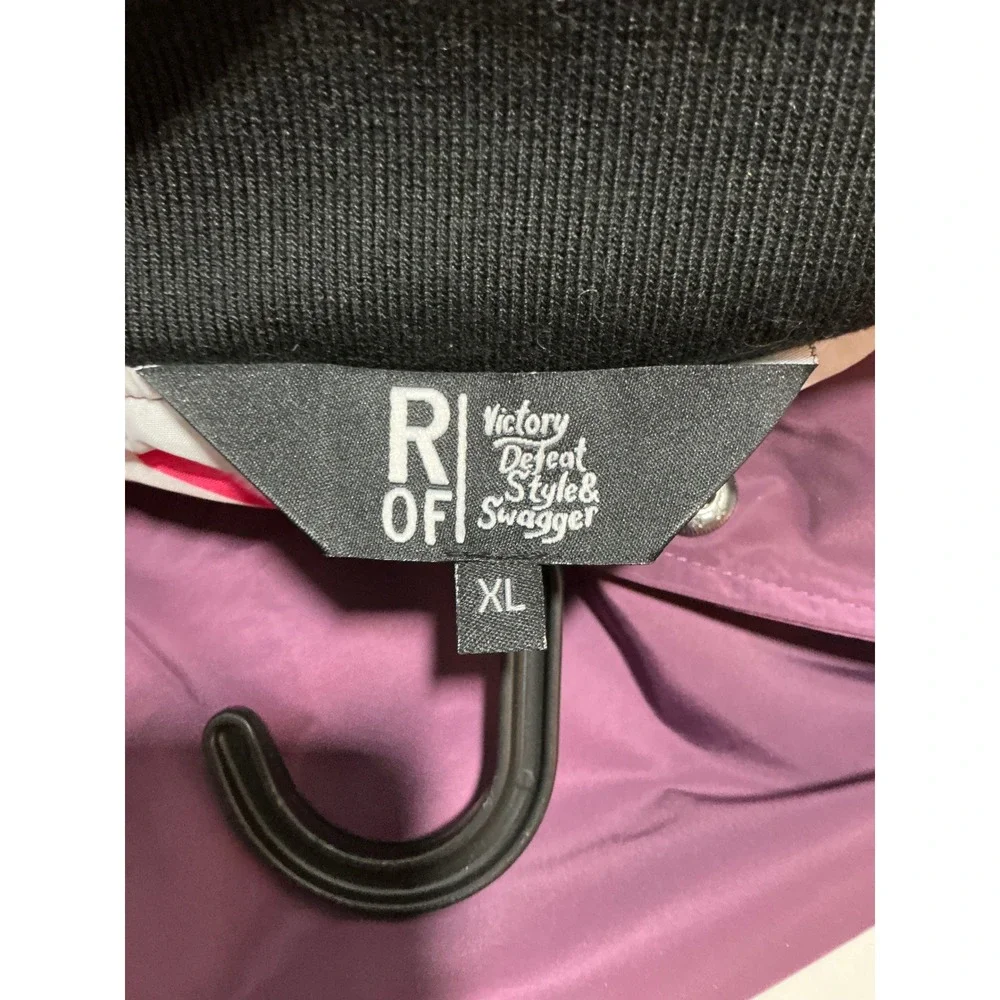 Roots of Fight Muhammad Ali Zaire 74 Bomber Jacket Purple Rumble In Jungle